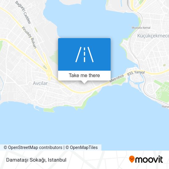 Damataşı Sokağı map