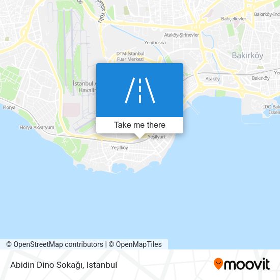 Abidin Dino Sokağı map
