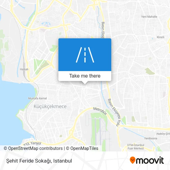 Şehit Feride Sokağı map