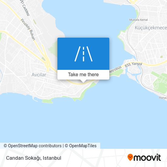 Candan Sokağı map