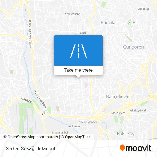 Serhat Sokağı map