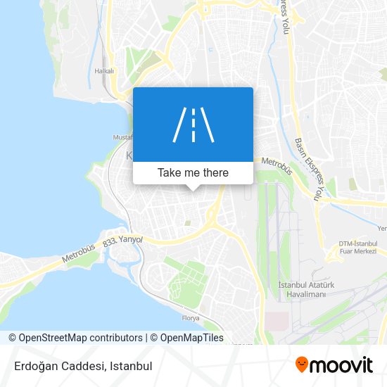 Erdoğan Caddesi map