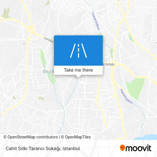 Cahit Sıtkı Tarancı Sokağı map