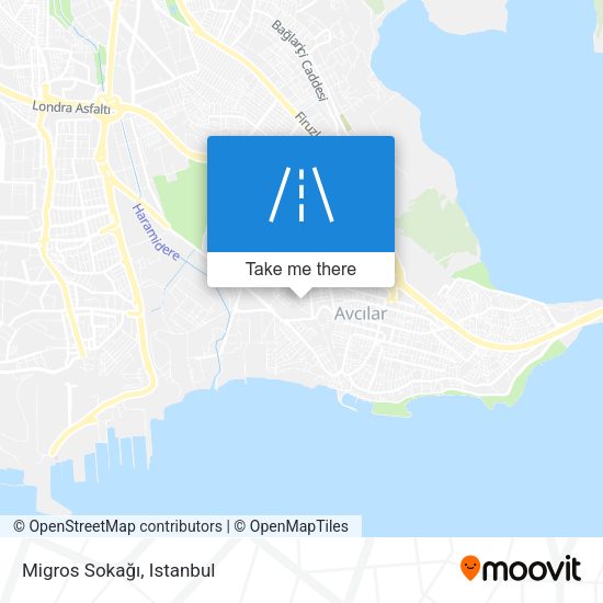 Migros Sokağı map