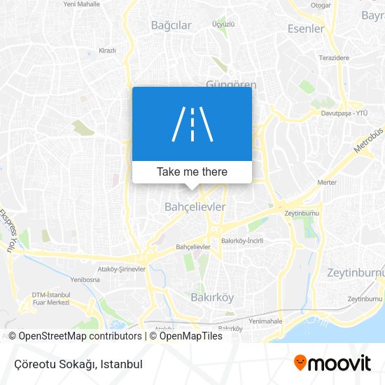 Çöreotu Sokağı map
