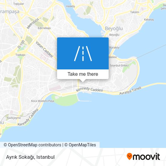 Ayrık Sokağı map