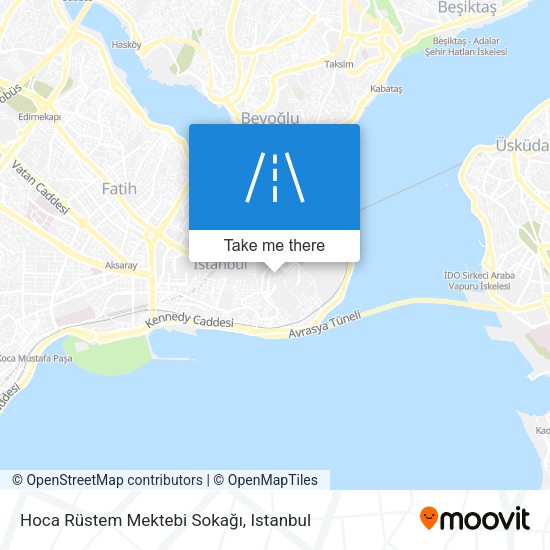Hoca Rüstem Mektebi Sokağı map