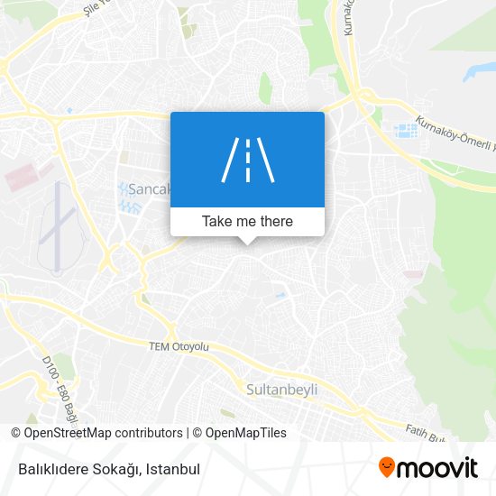 Balıklıdere Sokağı map