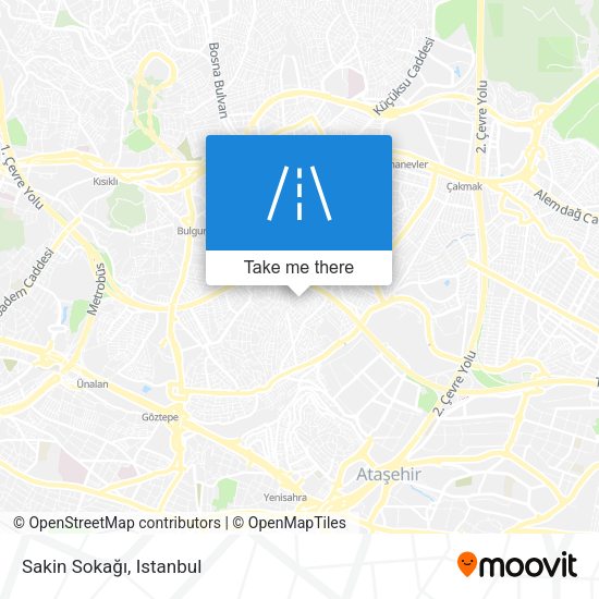 Sakin Sokağı map