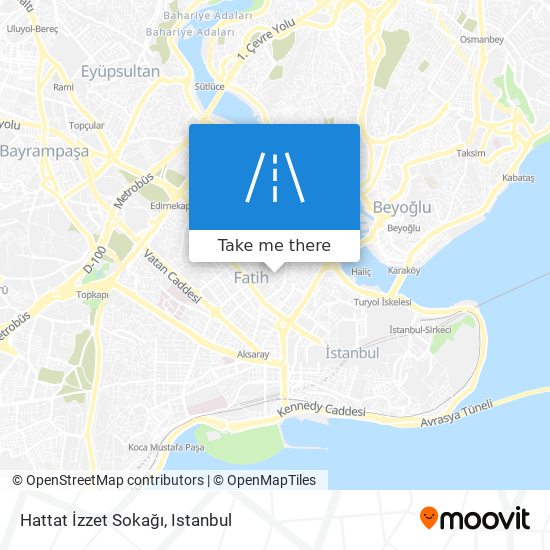 Hattat İzzet Sokağı map