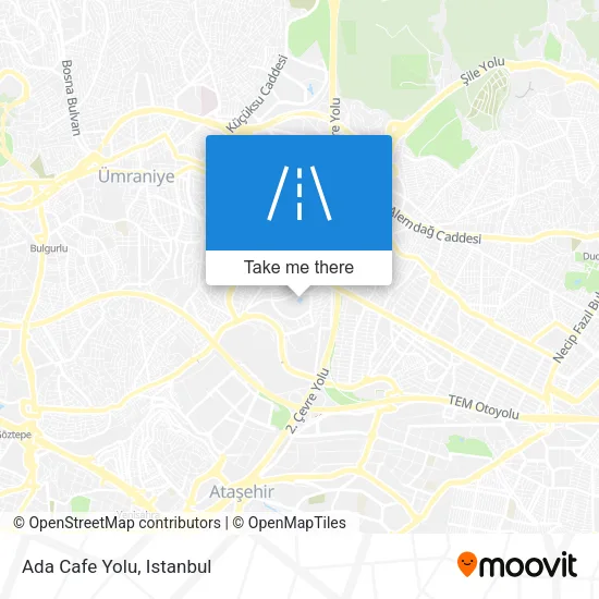 Ada Cafe Yolu map