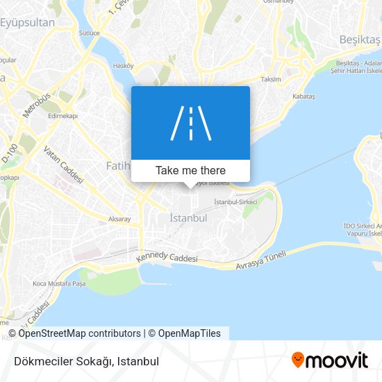 Dökmeciler Sokağı map