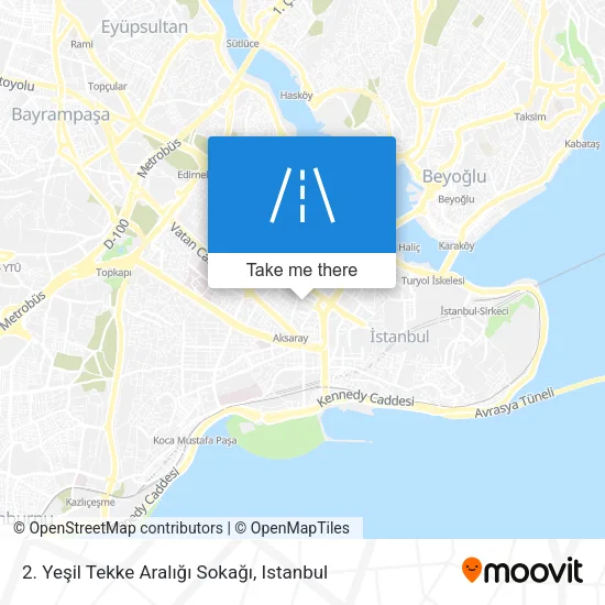 2. Yeşil Tekke Aralığı Sokağı map