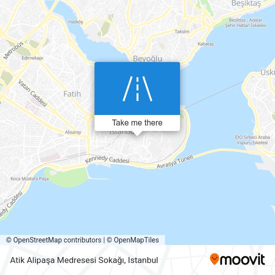 Atik Alipaşa Medresesi Sokağı map