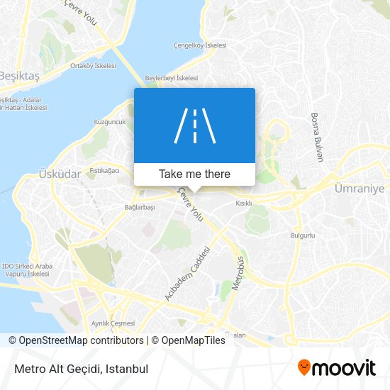 Metro Alt Geçidi map