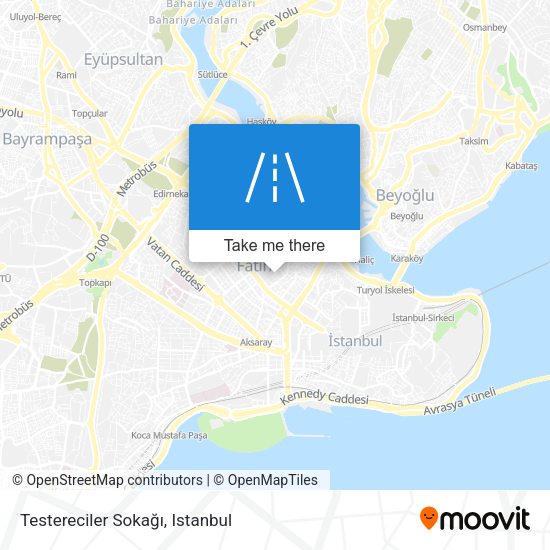 Testereciler Sokağı map