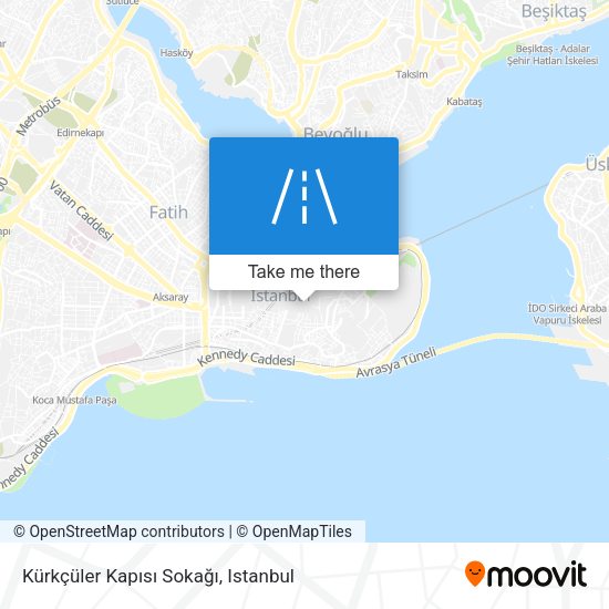 Kürkçüler Kapısı Sokağı map
