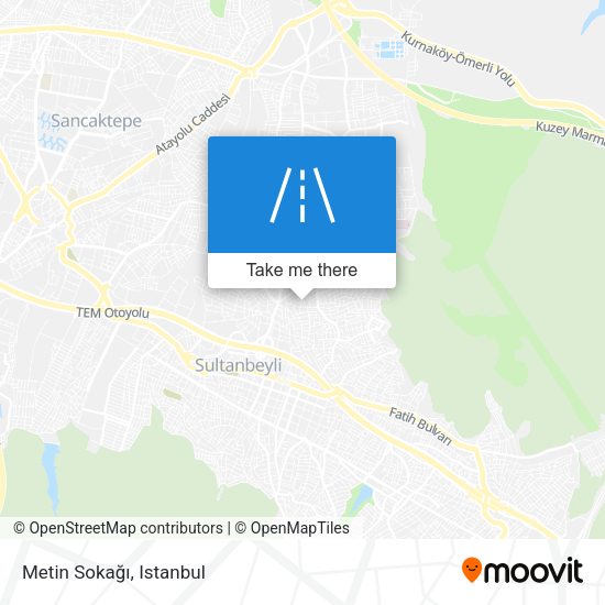 Metin Sokağı map