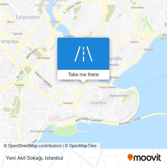 Yeni Akil Sokağı map