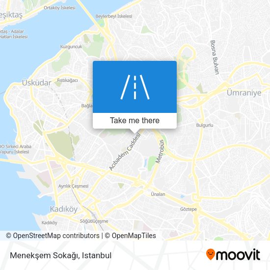 Menekşem Sokağı map