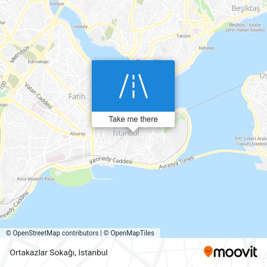Ortakazlar Sokağı map