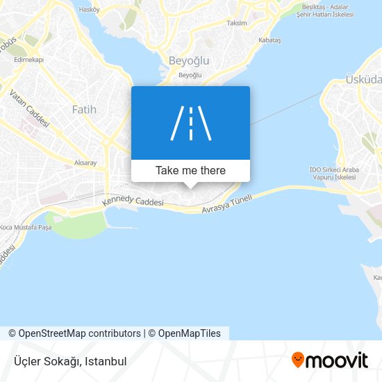 Üçler Sokağı map