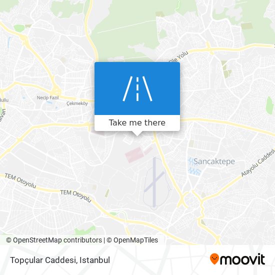 Topçular Caddesi map