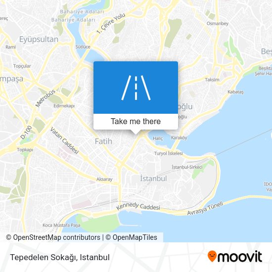 Tepedelen Sokağı map