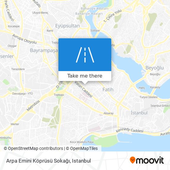 Arpa Emini Köprüsü Sokağı map