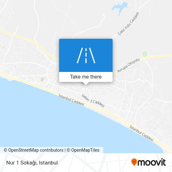 Nur 1 Sokağı map
