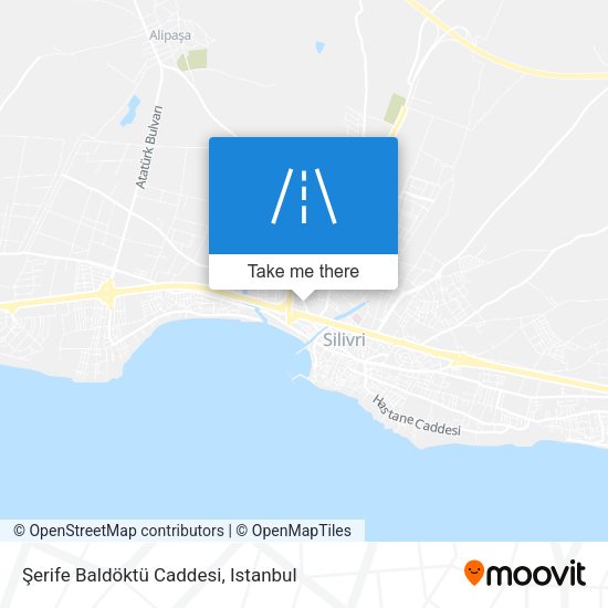 Şerife Baldöktü Caddesi map