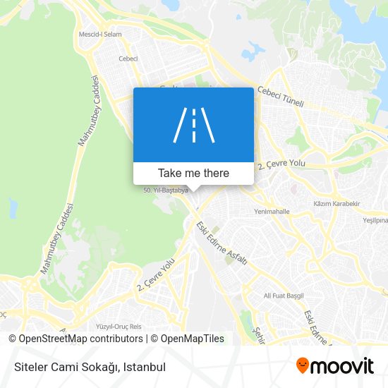 Siteler Cami Sokağı map