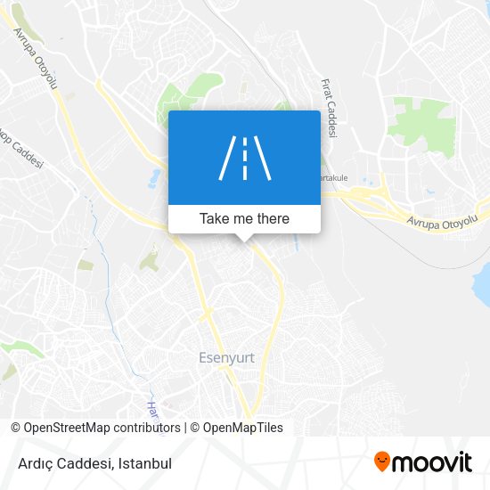 Ardıç Caddesi map