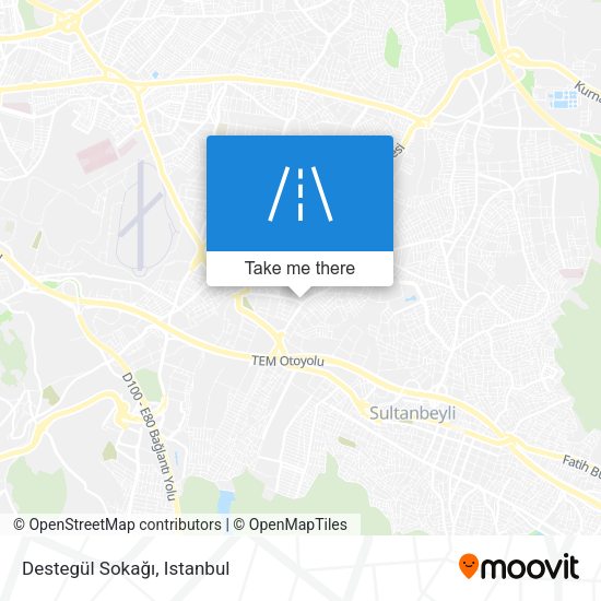 Destegül Sokağı map