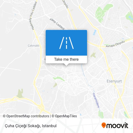 Çuha Çiçeği Sokağı map