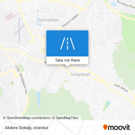 Akdere Sokağı map