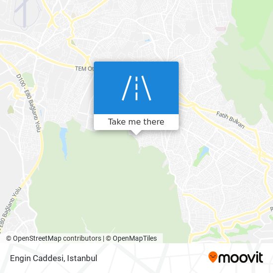 Engin Caddesi map