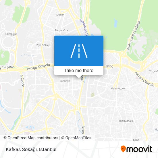 Kafkas Sokağı map
