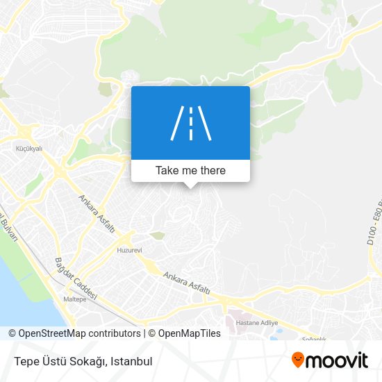 Tepe Üstü Sokağı map