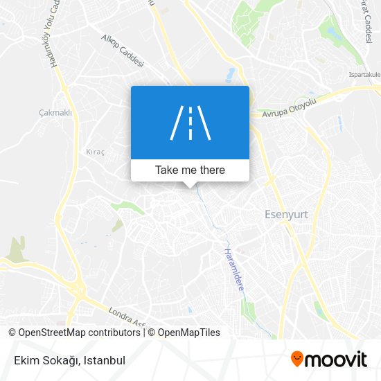 Ekim Sokağı map