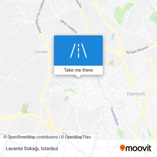 Lavanta Sokağı map