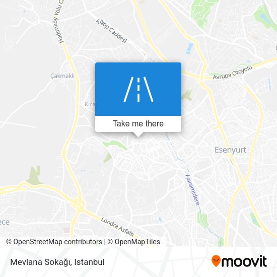 Mevlana Sokağı map