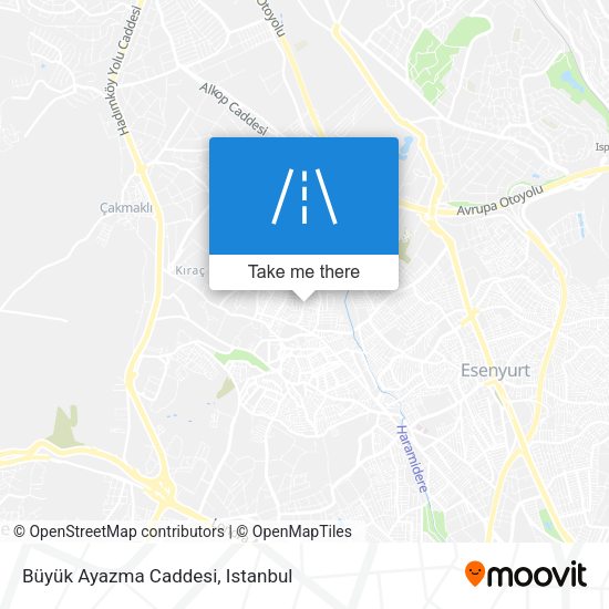 Büyük Ayazma Caddesi map