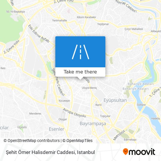 Şehit Ömer Halisdemir Caddesi map