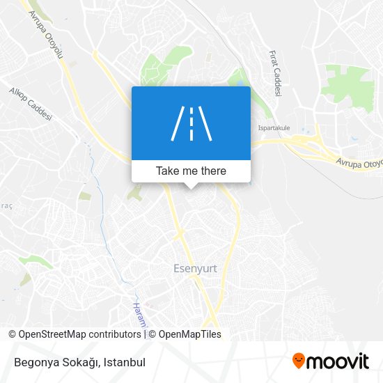 Begonya Sokağı map