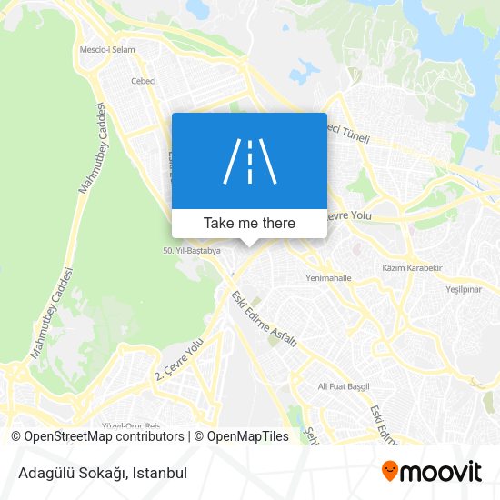 Adagülü Sokağı map