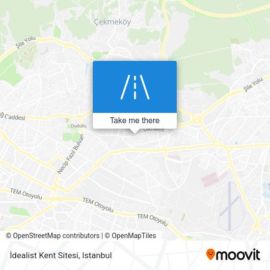 İdealist Kent Sitesi map