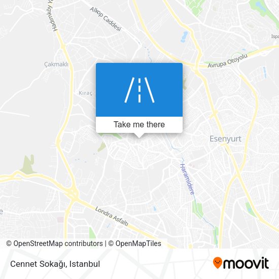Cennet Sokağı map