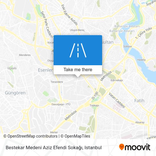 Bestekar Medeni Aziz Efendi Sokağı map