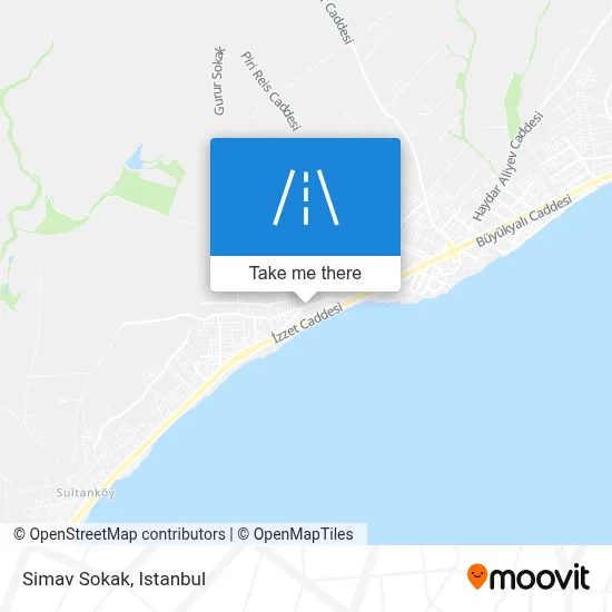 Simav Sokak map